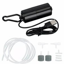 Mini Aquarium Air Pump USB Fish Tank Oxygen Pump Small Oxygenator for Fish Tan