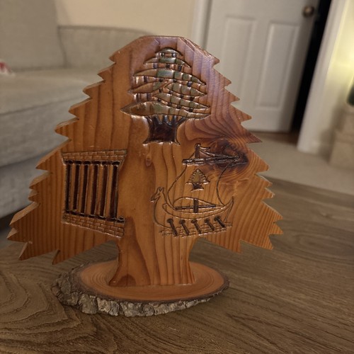 Hand carved engraved wooden - hand,