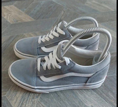 Vans old skool grey white - vans,