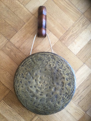 Vintage bronze brass - bronze/brass, hammered