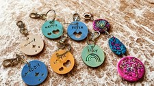 Personalised Keyring, Bag Tag