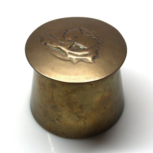 Antique trench art brass - trench,