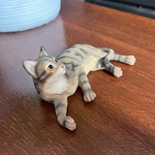 Leonardo Tabby Cat Figurine