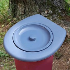Portable toilet seat with lid - toilet,