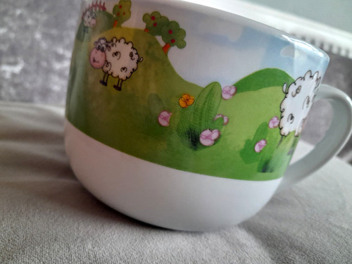 Beta sheep ceramic - beta, coffee