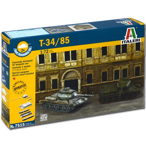Italeri russian tank t34 - tank, t34/85