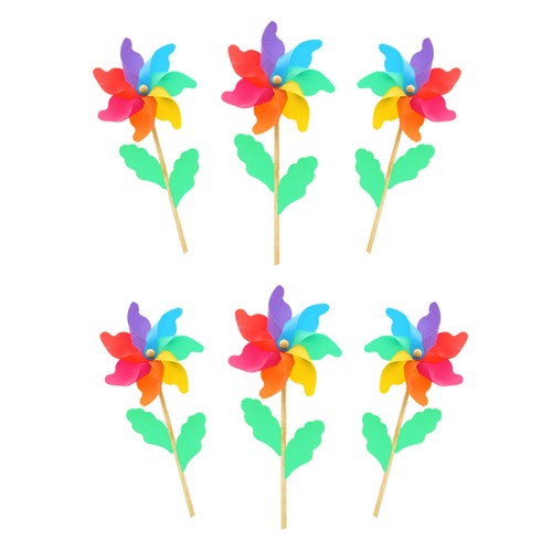 6pcs children wooden pole - children,