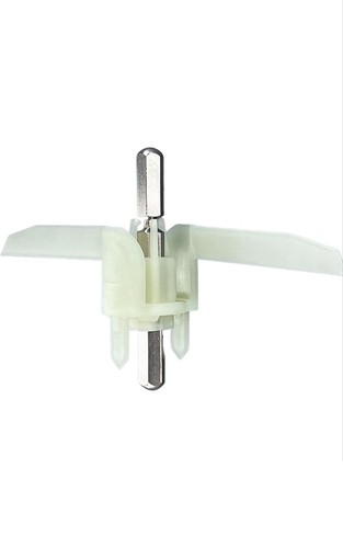 Pro white plastic shredder - white,