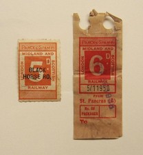 LMS Railway - Parcel Labels (2) including fine Blackhorse Road