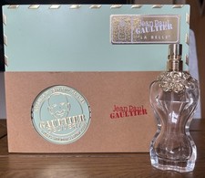 JPG Jean Paul Gaultier LA BELLE Empty Perfume Bottle & Collectors Tin