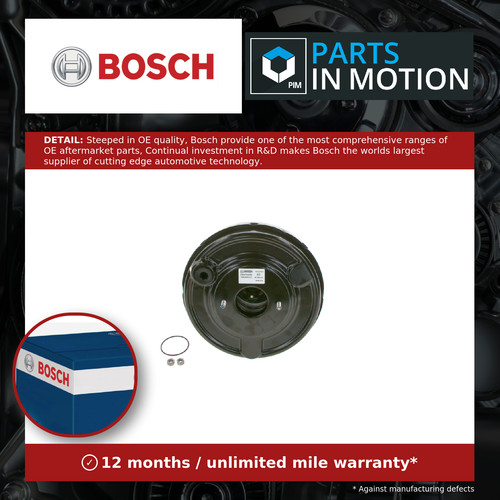 Brake booster servo - booster, fits