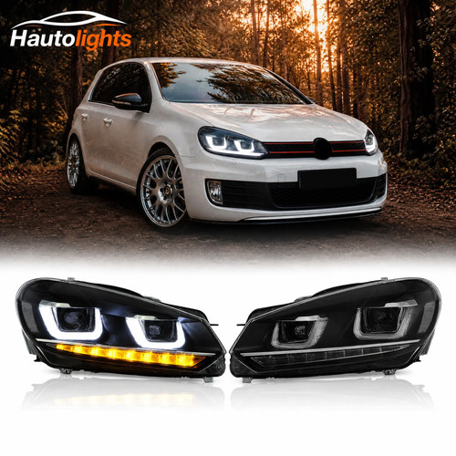 Pair led projector headlights - pair,