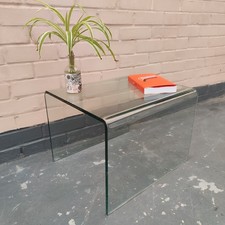 Mid Century Bent Glass Side