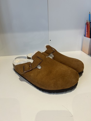 Birkenstock boston fur mink - birkenstock,