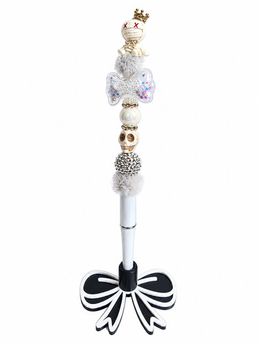 Gothic mummy skeleton beaded - skeleton,