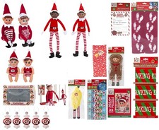 Elf Doll Elves Behaving Badly Costume Clothes Props & Advent Christmas Elf Games
