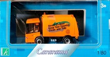 Cararama 1:80 Street Cleaner Truck - orange   BNIB
