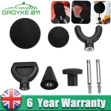 6x Percussion Massage Tip & Bit For Jigsaw Massager Adapters Attachment Tools