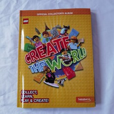 CREATE THE WORLD LEGO OFFICIAL COLLECTORS ALBUM COMPLETE SAME DAY DISPATCH