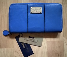 PAUL COSTELLOE BLUE LEATHER