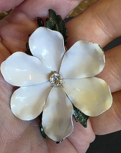 1960 vintage white enamel - 1960's,