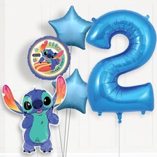 Stitch 2nd Birthday Helium