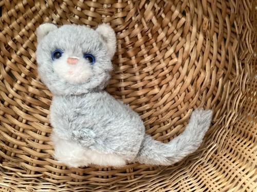 Steiff small sitting grey and - sitting,
