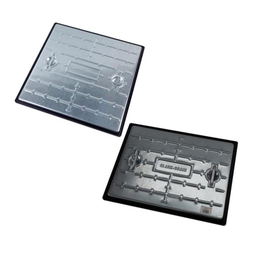 Manhole drain cover frame - cover, &
