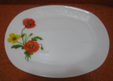 Rare Vintage Pyrex Poppy glass