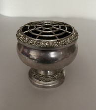 Silver Plate Vintage Rose