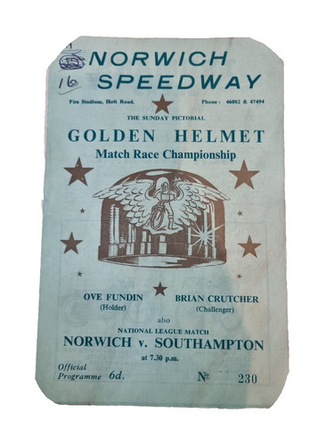 Golden helmet match race - golden,