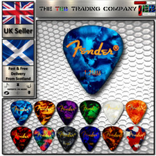 Fender Guitar Picks Plectrums 1.20mm x 12 For Acoustic/Electric/Bass UK Seller