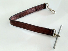 Brown Leather Pocket Watch