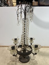 Vintage Iron Cast Candelabra 4