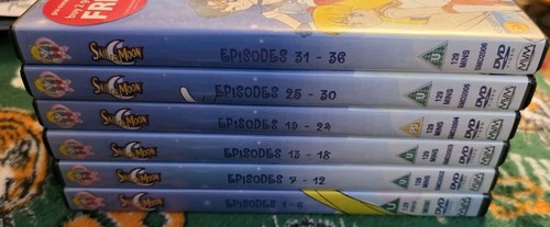 Dvd sailor moon - sailor, discs