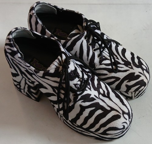 Funtasma black white zebra - black,