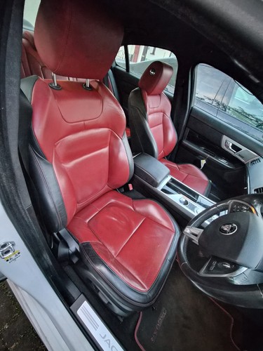 Jaguar sport red - red, leather
