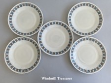 5 PYREX CHELSEA SALAD PLATES 21.5cm - GREAT CONDITION