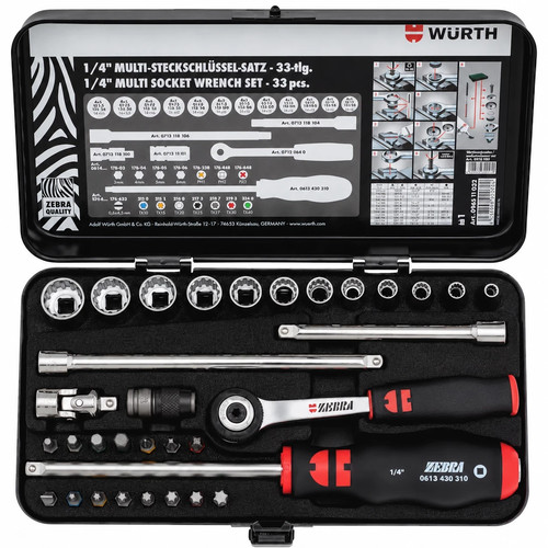 Würth piece 4in drive - piece, 1/4in
