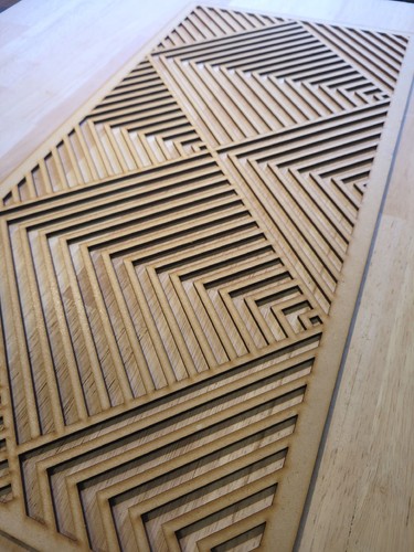 Herringbone decorative screen - decorative,