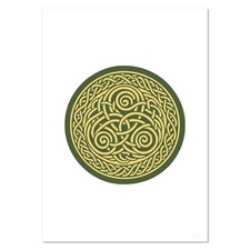 'Green Celtic Circular Motif'
