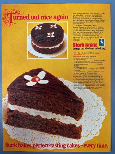 Stork margarine advert 1971 - margarine,