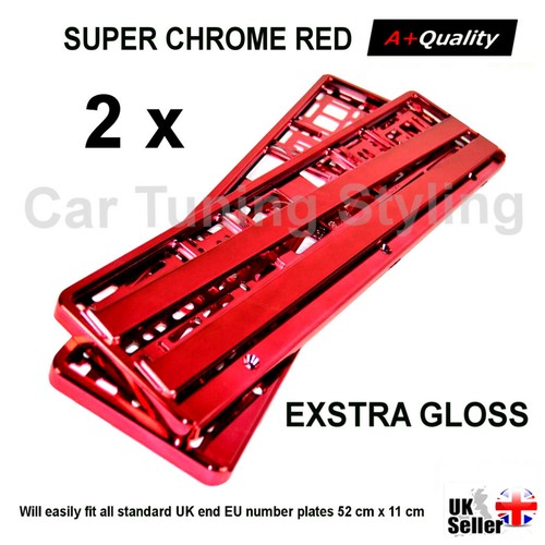 Red chrome super gloss - red,