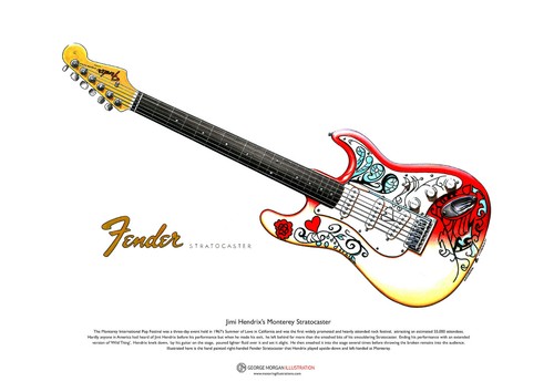 Jimi hendrix fender - jimi,