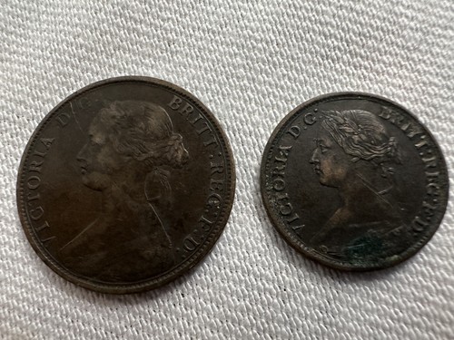 British 1862 halfpenny - 1862,
