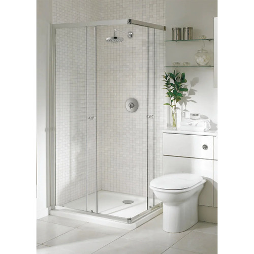 800mm corner entry - corner, shower