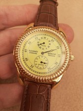 20 JEWEL STAUER ADMIRAL NELSON GENTS REGULATOR DIAL WRISTWATCH