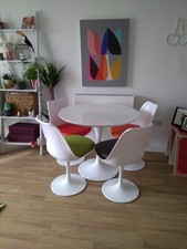 Tulip style round dining table - style,