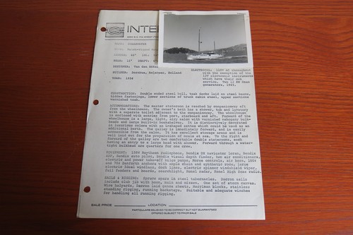 Sherwater ketch 1956 van den - sherwater,