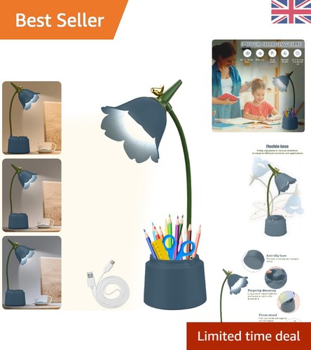 Led flower desk lamp - led,